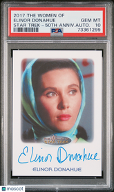 2017 Star Trek 50th Anniv Autograph Elinor Donahue Limited Auto PSA 10 Gem Mint